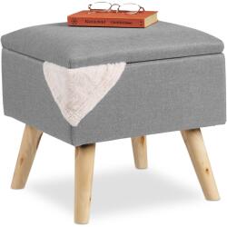 Relaxdays Scaun Relaxdays cu spațiu de depozitare (10057667)