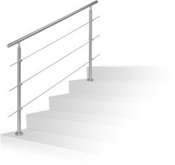 Relaxdays Balustradă de scară din oțel inoxidabil Relaxdays (10056504)