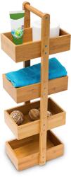 Relaxdays Suport de depozitare din bambus Relaxdays cu 4 compartimente (10019929)
