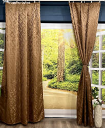 fuggonyoutlet Sötétítő, Sarmasik kávé barna, 145x250 cm, 2db-os csomag