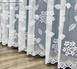 fuggonyoutlet Elif, fehér, 500x250 cm