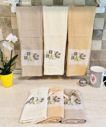 fuggonyoutlet Konyharuha, horgolt, hímzett, 6 db