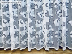 fuggonyoutlet Buborék, fehér, 500x175 cm