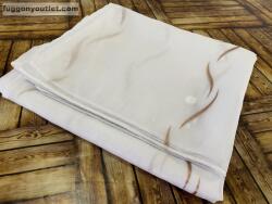 fuggonyoutlet Voile, Roshan, 300x150 cm, fehér alapon mogyoró, Pdv58