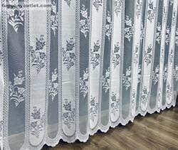 fuggonyoutlet Intenzia, fehér, 400x175 cm