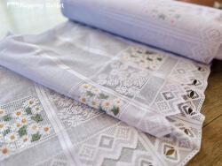 fuggonyoutlet Méteráru, Vitrázs Függöny, kamilla, 120 cm