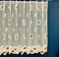 fuggonyoutlet Pablo, krém alapon barna, 400x155 cm