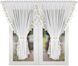 fuggonyoutlet Decor, Volie, szett, fehér, 400x155 cm