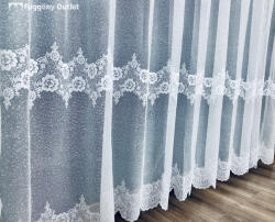 fuggonyoutlet Zehra, fehér, 300x175 Magas