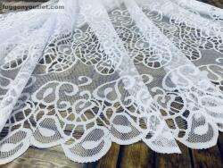 fuggonyoutlet Alulsoros, fehér, 300x155 cm