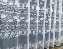 fuggonyoutlet Szevgi, fehér, 300x250 cm