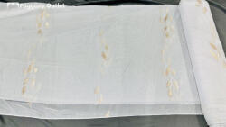 fuggonyoutlet Méteráru, Feride, Voile, fehèr alapon arany, 280 cm
