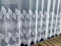 fuggonyoutlet Alanya, fehér, 400x155 cm