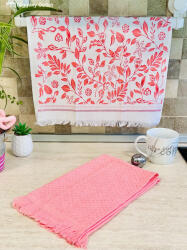 fuggonyoutlet Konyharuha, Rózsa szín Nyomott mintás, 2 db