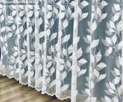 fuggonyoutlet sűrűlevél fehér, 300x210 cm