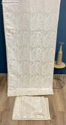 fuggonyoutlet Sötétítő, Asya Selyem krém, 140x180 cm, 2db-os csomag