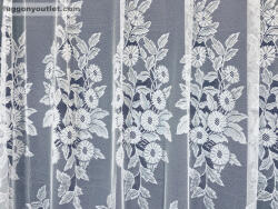 fuggonyoutlet Merd, fehér, 300x250 cm