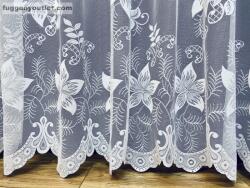 fuggonyoutlet Csillaglevél, fehér, 300x250 cm