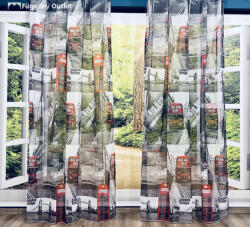 fuggonyoutlet Voile, London, 145x250 cm 2db csomag