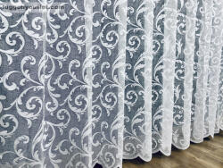 fuggonyoutlet Indás, fehér, 300x155 cm