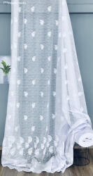 fuggonyoutlet Méteráru, Zsakar, Tulipánlevél, fehér, 280 cm