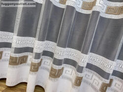 fuggonyoutlet Görögsor, fehér alapon barna, 500x175 cm