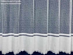 fuggonyoutlet Silver, fehér, 400x155 cm