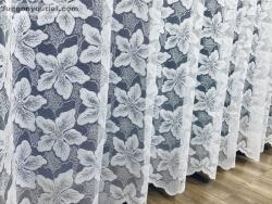 fuggonyoutlet Platánfa, fehér, 300x155 cm