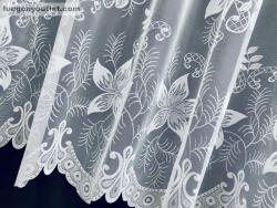 fuggonyoutlet Csillaglevél, fehér, 300x175cm