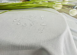 fuggonyoutlet Méteráru, teflonos, asztalterítő anyag, fehér 160 cm