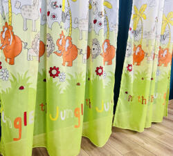 Celen Textil Kft Voile, gyerek, elefánt, 2 darabos csomag, 2x 145x250 cm