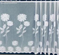 fuggonyoutlet Nagy Margaréta, fehér, 300x175 cm