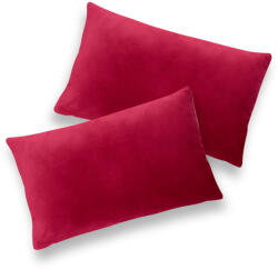 fuggonyoutlet Velvet bársony párnahuzat, Piros, 30x50, 2 db/csomag