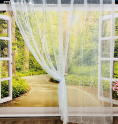 fuggonyoutlet Voile, Organza, kék, 300x220 cm