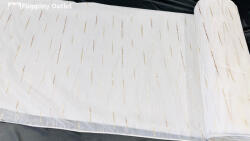 fuggonyoutlet Méteráru, Pálcikás, Voile, krém alapon bronz, 280 cm