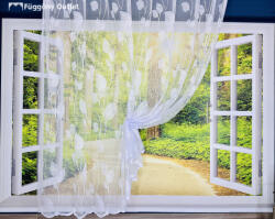 fuggonyoutlet Tunézia, fehér, 300x250 cm