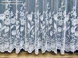 fuggonyoutlet Anita, fehér, 300x155 cm