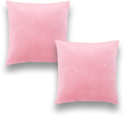 fuggonyoutlet Velvet bársony párnahuzat, pink, 50x50, 2 db/csomag