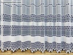 fuggonyoutlet Rombusz Lyuk, fehér, 300x250 cm