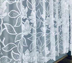 fuggonyoutlet Nagy rozsa, fehér, 300x250 cm