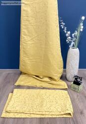 fuggonyoutlet Sötétítő, Indaminta aranysárga, 140x250 cm, 2db-os csomag