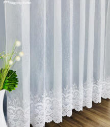 fuggonyoutlet Aliz, fehér, 300x250 cm