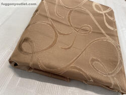 fuggonyoutlet Sötétítő, Kacskaringó, Selyem Terra, 140x180 cm, 2db-os csomag