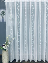 fuggonyoutlet Voile, Roshan, fehér, 300x155 cm