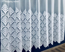 fuggonyoutlet Kitti, fehér, 300x175 cm