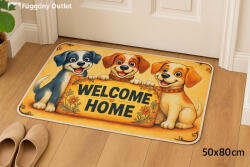 fuggonyoutlet BELÉPŐ SZŐNYEG, WELCOME, 50x80