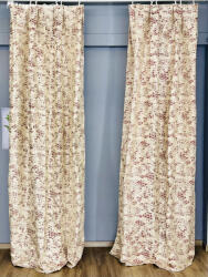 fuggonyoutlet Sötétítő, Rombusz minta Bordo, 2x140x260 cm, 2db-os csomag