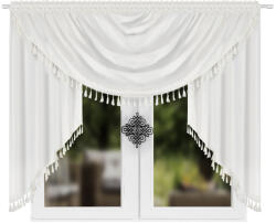 fuggonyoutlet Decor, Rojtos szett, fehér, 400x150 cm