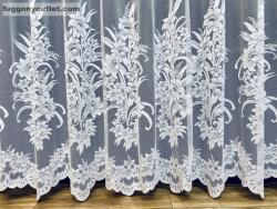 fuggonyoutlet Tömegvirág, fehér, 300x175 cm