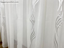 fuggonyoutlet Voile, Dilara, krém alapon krém, 300x150 cm